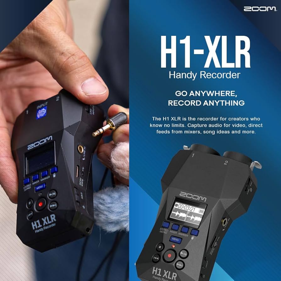ZOOM H1 XLR ハンディレコーダー H1 XLR 2 Track Handy Recorder | Buy Now | ZOOM